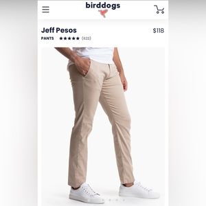 Custom tailored Birddogs pants with liner!